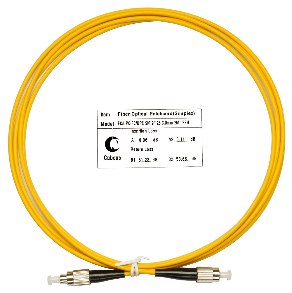 

Патч-корд оптический Cabeus FOP(s)-9-FC-FC-2m, FC/UPC-FC/UPC, одномодовый, 9/125, OS2, одинарный, 2 м, LSZH, желтый (FOP(s)-9-FC-FC-2m), FOP(s)-9-FC-FC-2m