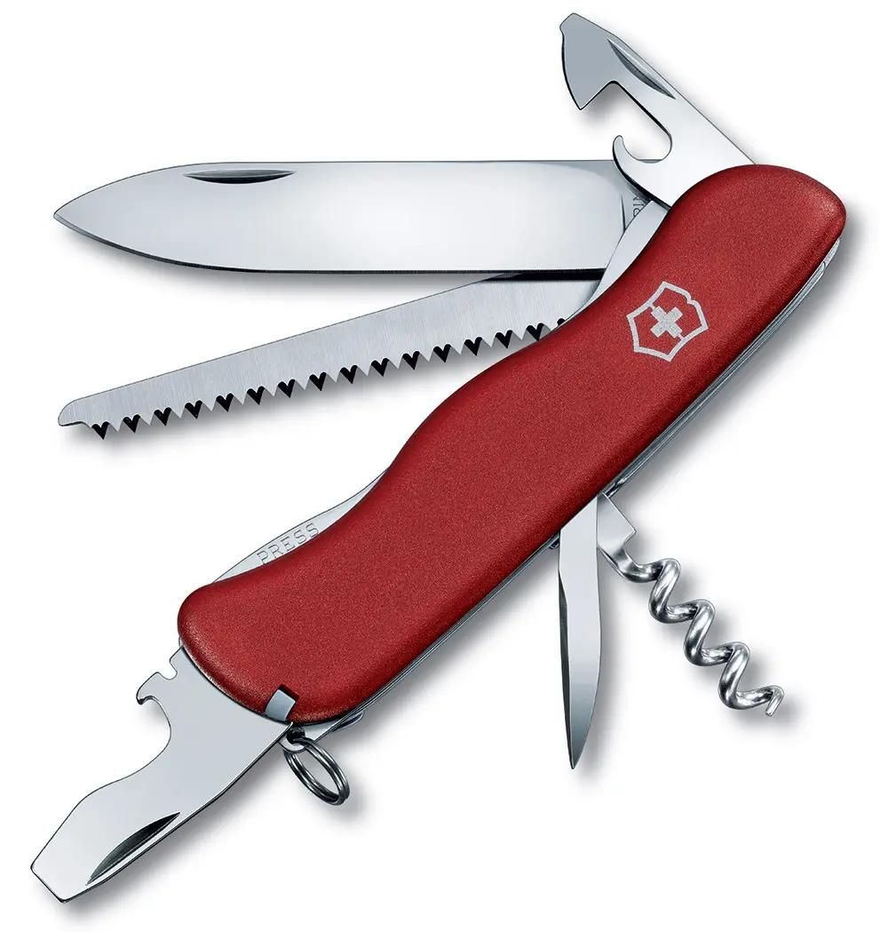 Нож перочинный 12 в 1, красный, VICTORINOX Forester (0.8363)