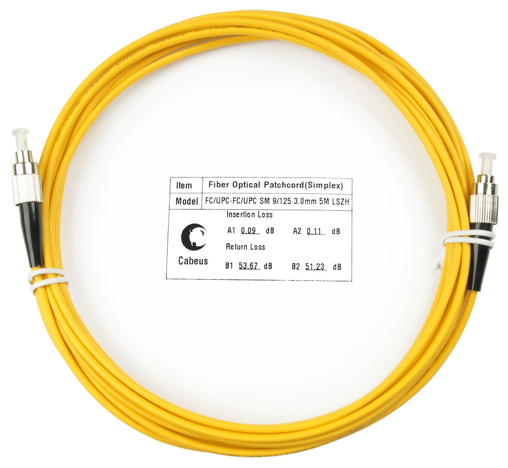 

Патч-корд оптический Cabeus FOP(s)-9-FC-FC-5m, FC/UPC-FC/UPC, одномодовый, 9/125, OS2, одинарный, 5 м, LSZH, желтый (FOP(s)-9-FC-FC-5m), FOP(s)-9-FC-FC-5m