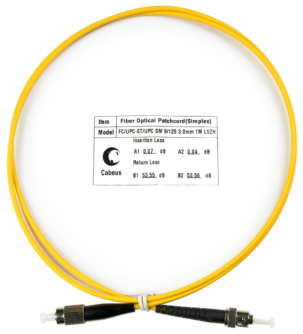 

Патч-корд оптический Cabeus FOP(s)-9-FC-ST-1m, FC/UPC-ST/UPC, одномодовый, 9/125, OS2, одинарный, 1 м, LSZH, желтый (FOP(s)-9-FC-ST-1m), FOP(s)-9-FC-ST-1m