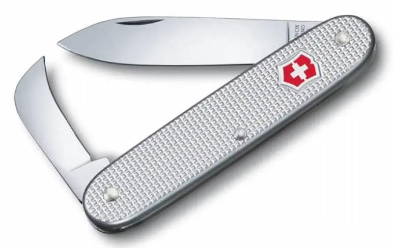 Нож перочинный 2 в 1, серебристый, VICTORINOX Pioneer (0.8060.26)