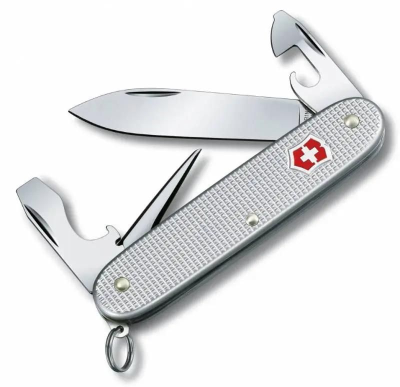 

Нож перочинный 8 в 1, серебристый, VICTORINOX Pioneer (0.8201.26), Pioneer