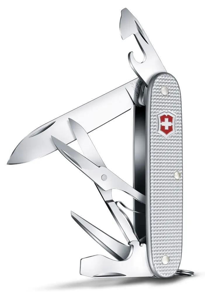 Нож перочинный 9 в 1, серебристый, VICTORINOX Pioneer (0.8231.26)