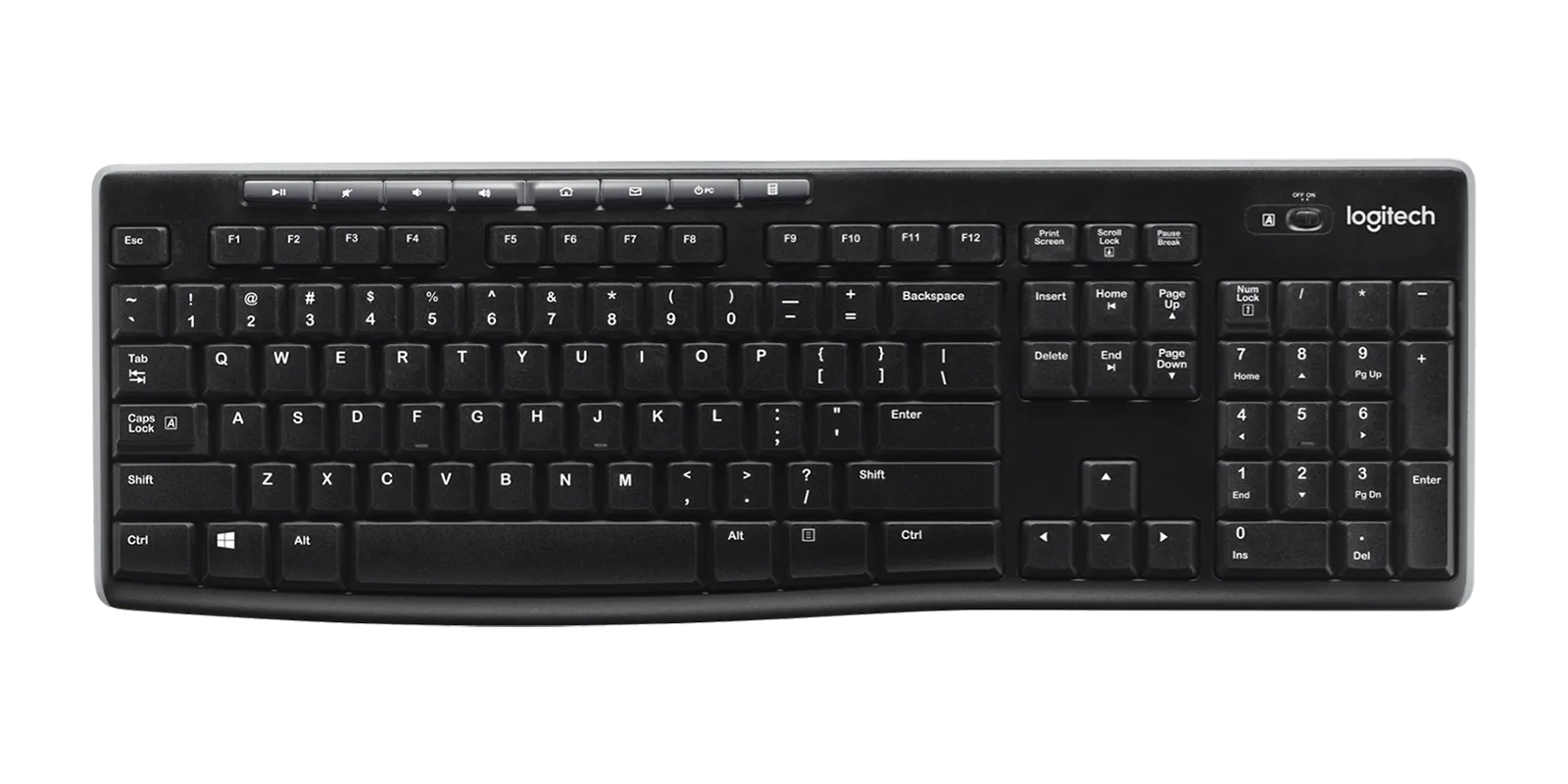 Клавиатура Logitech K270, USB, черный