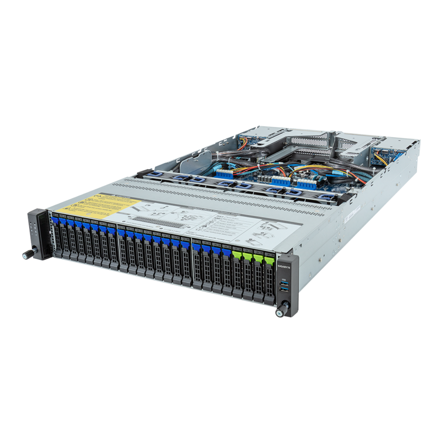 

Серверная платформа Gigabyte R283-Z92, 2xSocket SP5, 24xDDR5, 24x2.5 HDD HS + 4x2.5 HS, 3-PCI-E, 2xGLAN, AMI MegaRAC SP-X, Redundant 2x2000 Вт, 2U (R283-Z92-AAE3), R283-Z92