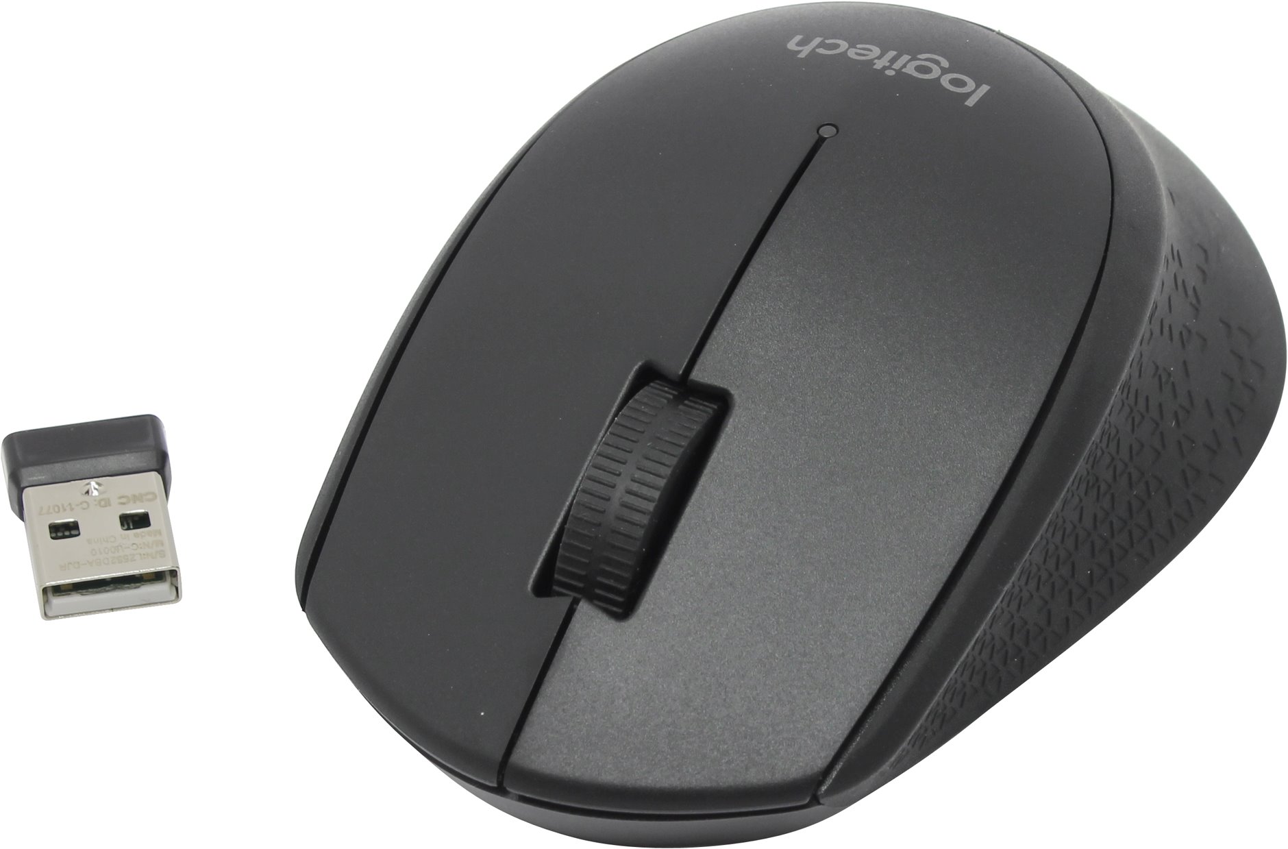 Мышь беспроводная Logitech M280, 1000dpi, оптическая светодиодная, USB/Радиоканал, черный (910-004306)