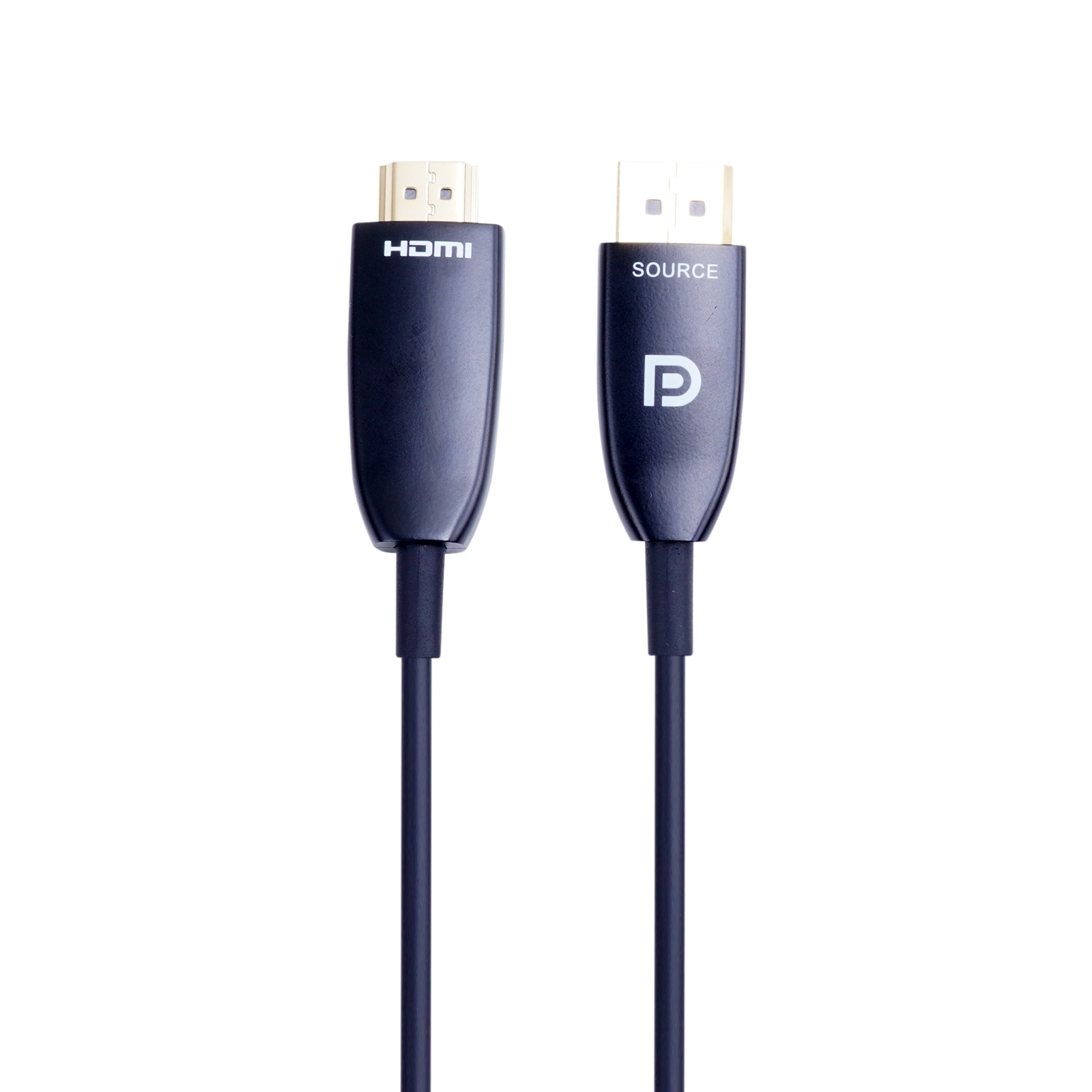 Кабель-переходник (адаптер) DisplayPort (M)-HDMI(19M) v1.2/v2.0, 10 м, черный iOpen D3752B-10.0 (D3752B-10.0)