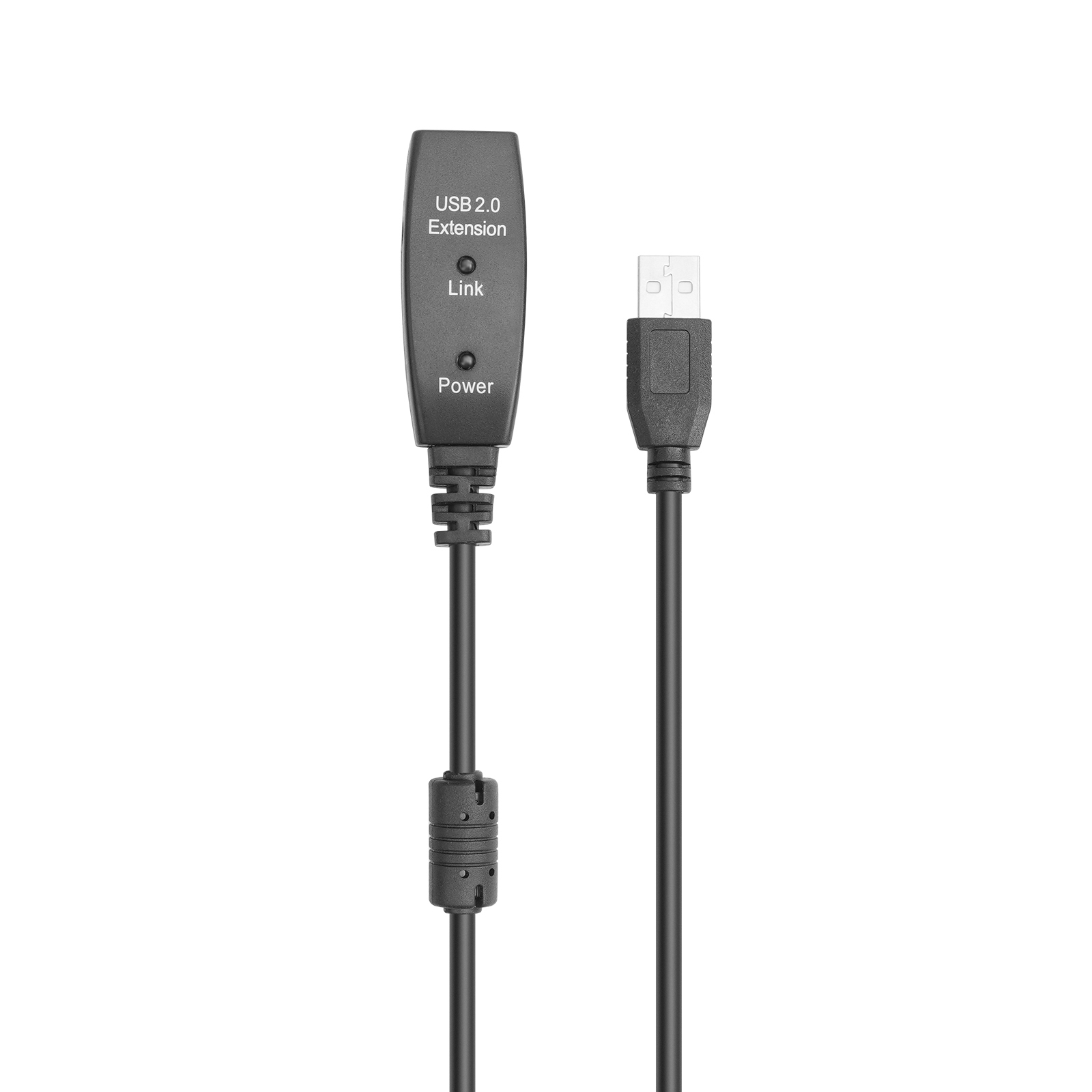

Кабель-удлинитель USB(Am)-USB(Af), ферритовый фильтр, 50 м, черный, Telecom ACU823B (ACU823B-50M), ACU823B