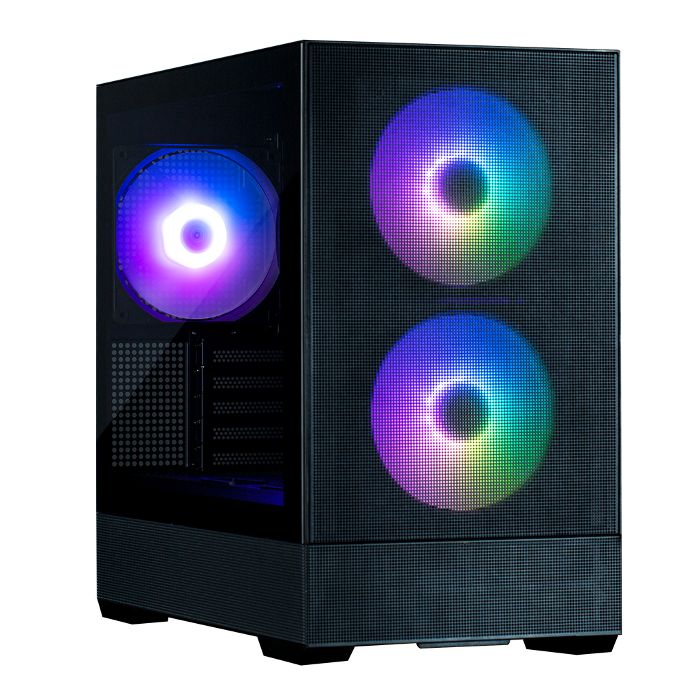 Корпус Zalman P30 AIR, mATX, Mini-Tower, USB 3.0, USB Type-C, RGB подсветка, черный, без БП (P30 AIR Black)