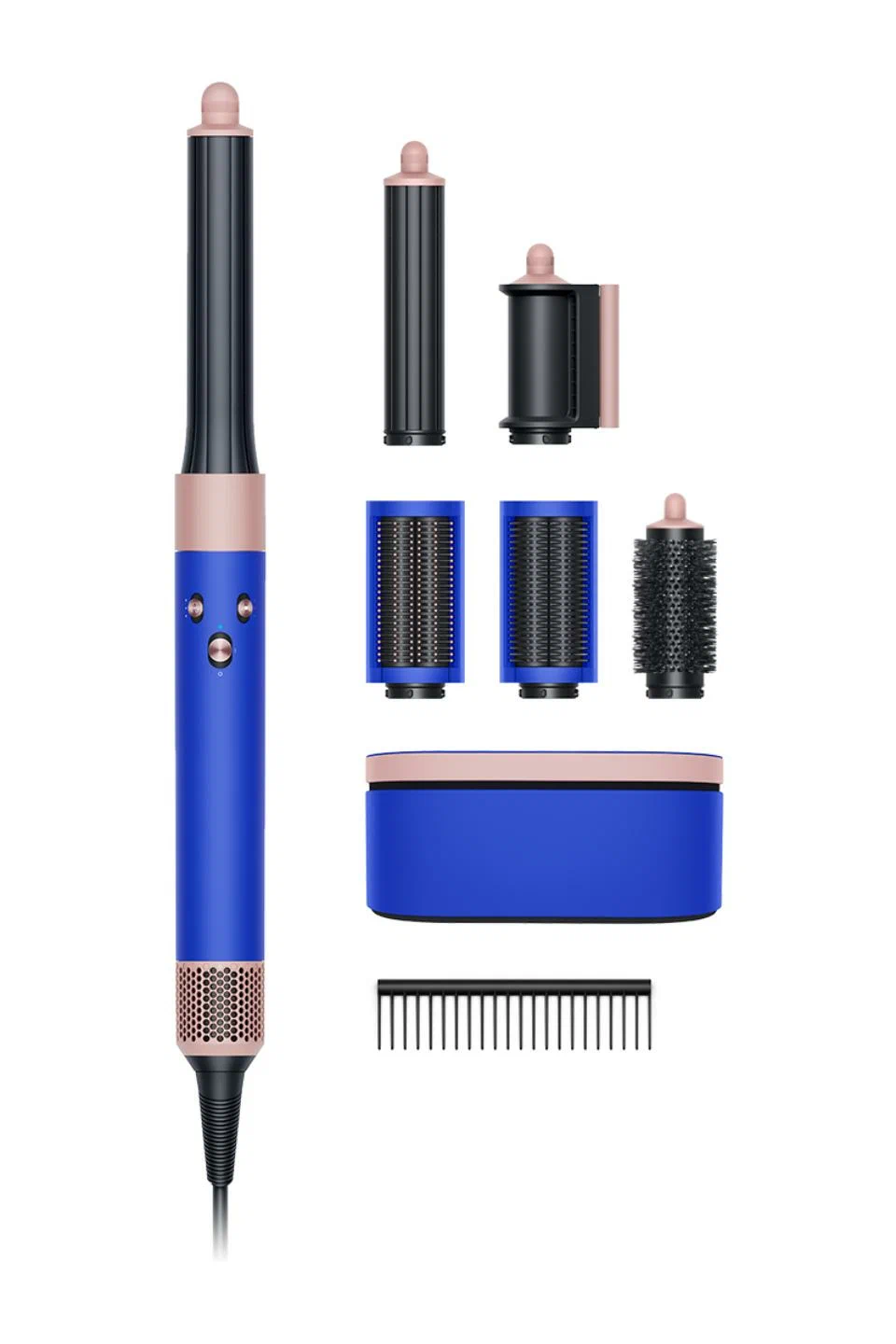

Стайлер Dyson Airwrap complete long HS05 2023 IN, Blue/Blush, 90°C, 1.3 кВт, режимов: 6, 2.68 м, синий/румянец (HS05BB), Airwrap complete long HS05 2023 IN, Blue/Blush