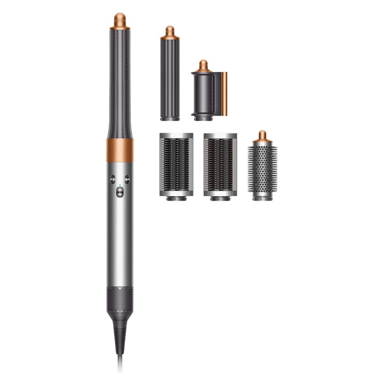 Стайлер Dyson AirWrap Complete Long HS05 Nickel/Copper, 90°C, 1.3 кВт, режимов: 6, 2.68 м, медный/никель (HS05NC), цвет медный/никель