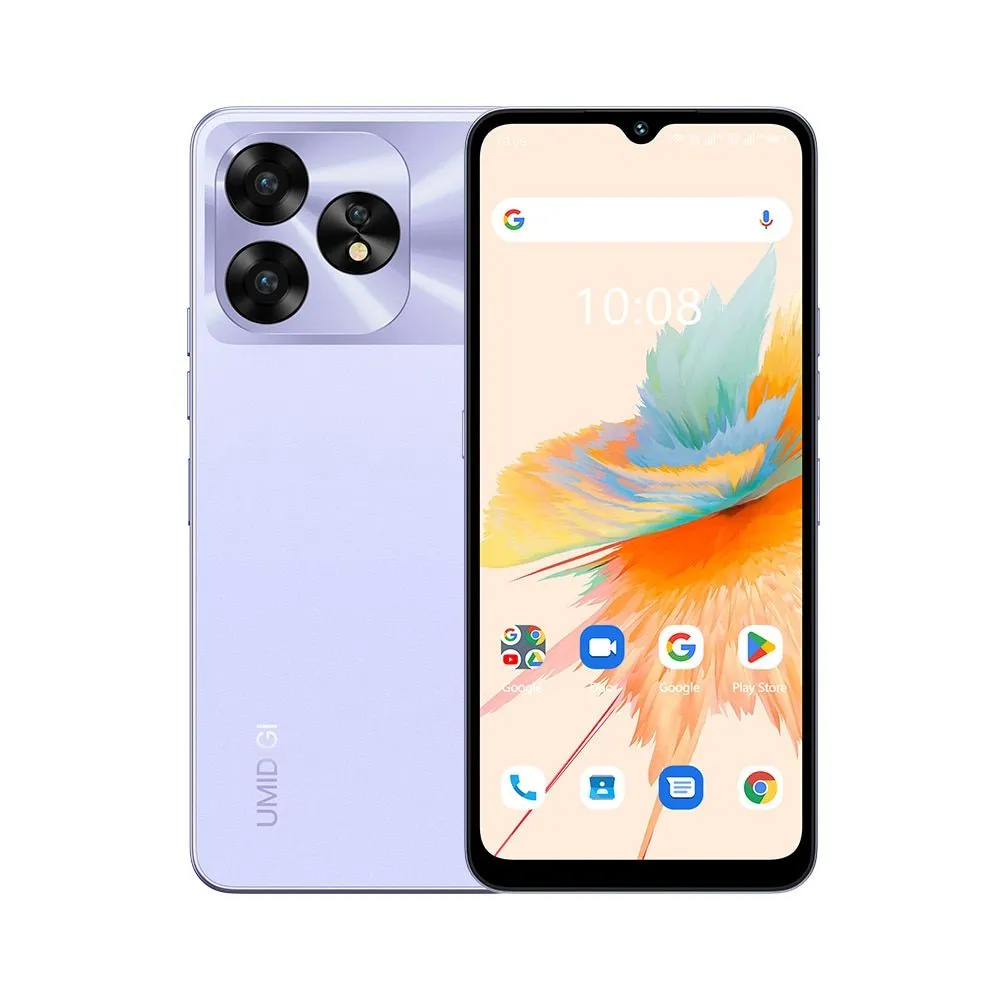 

Смартфон UMIDIGI A15, 6.7" 1650x720 IPS, Unisoc T616, 8Gb RAM, 256Gb, 3G/4G, Wi-Fi, BT, 3xCam, 2-Sim, 5000 мА⋅ч, USB Type-C, Android 11, фиолетовый (C.A15-A-J-192-L-D), A15