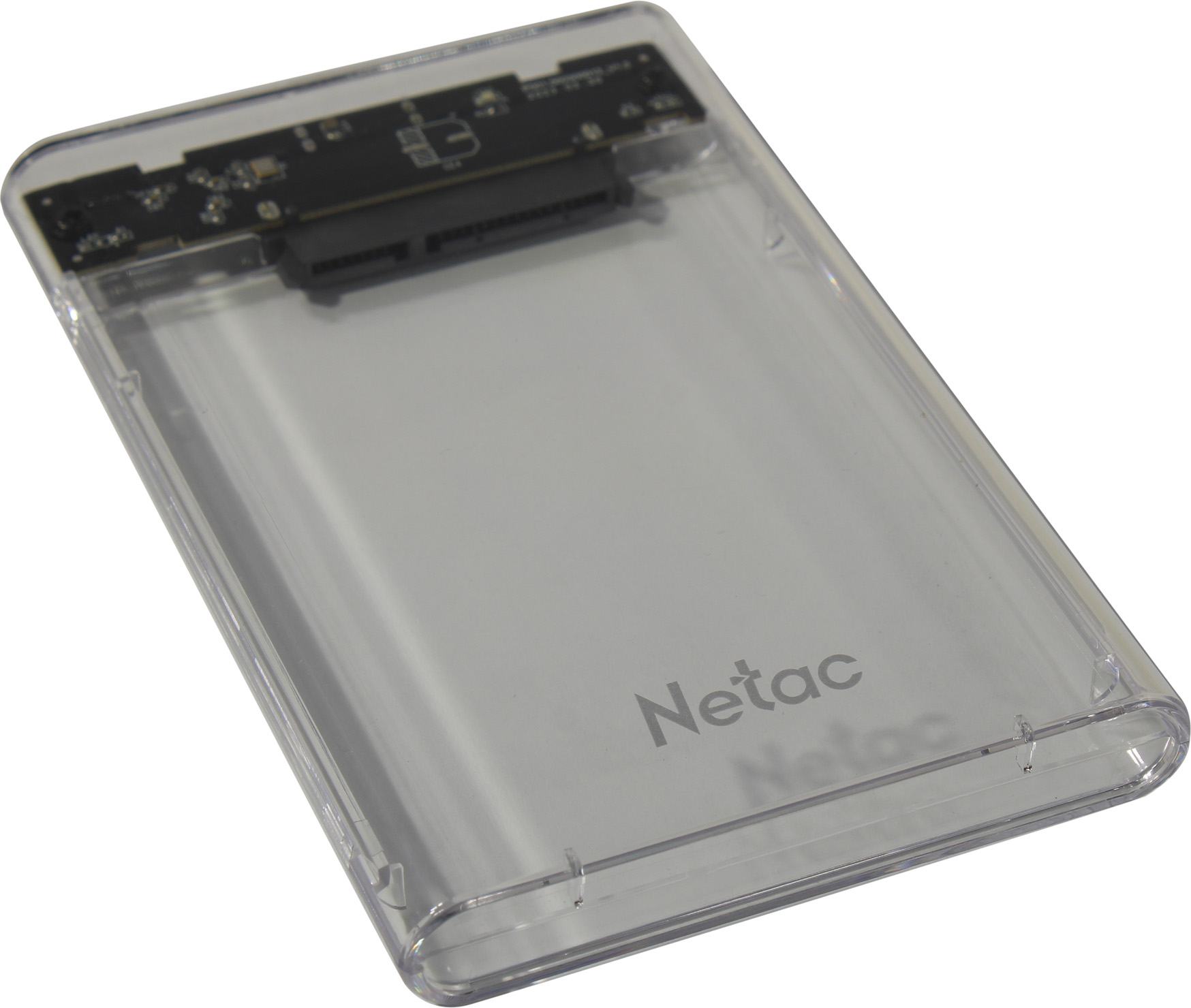 Внешний бокс Netac WH11, 1x2.5", прозрачный