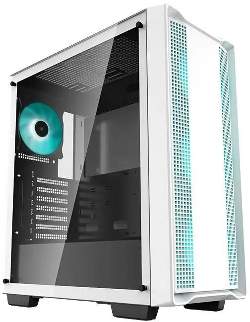 Корпус Deepcool CC560 V2, Midi-Tower, без БП, белый