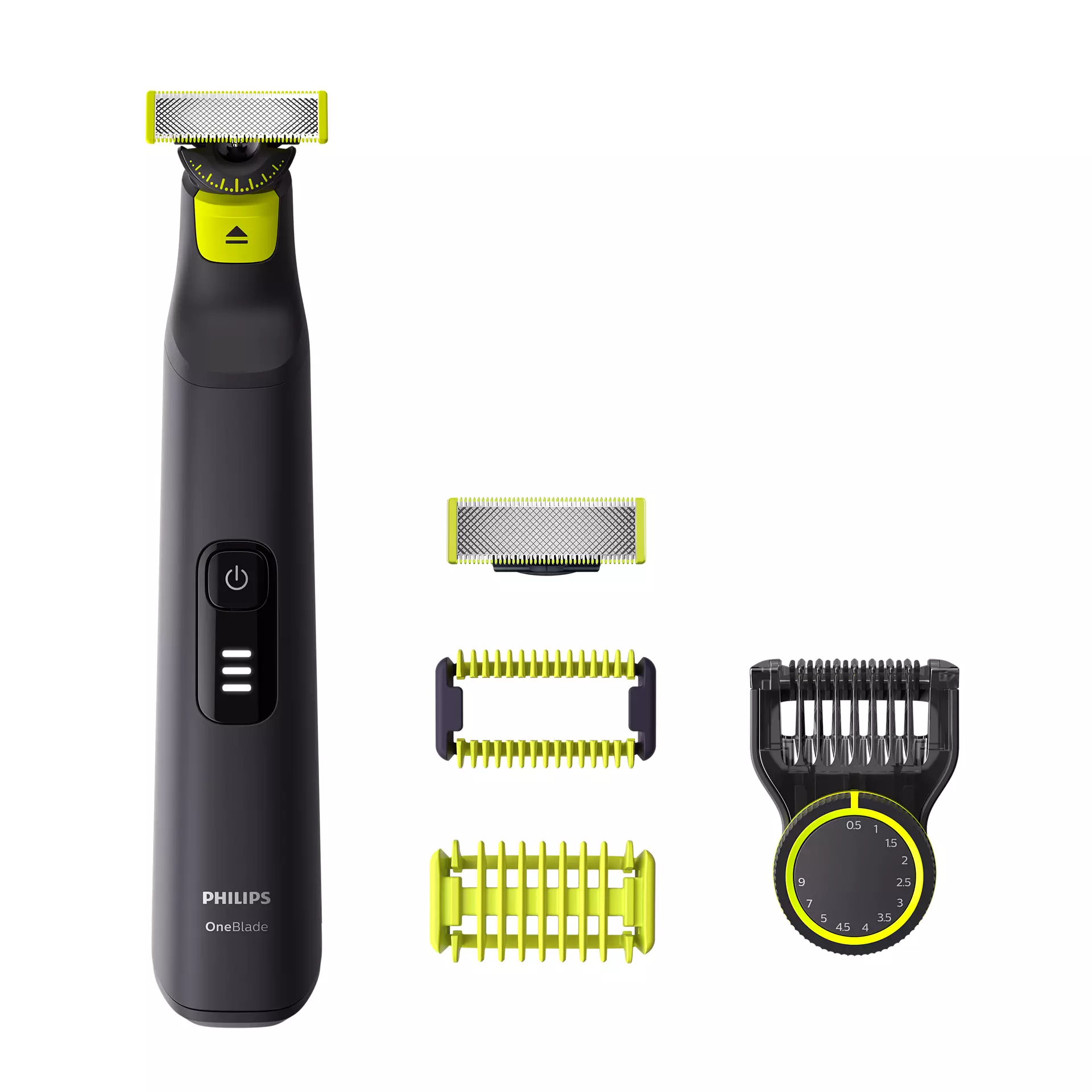 

Триммер Philips OneBlade Pro 360 QP6541/16, насадок 4, черный (QP6541/16), QP6541/16