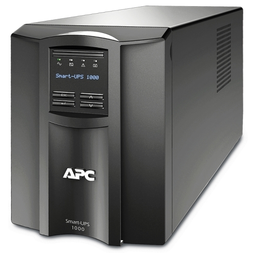 

ИБП APC Smart-UPS, 1000 В·А, 700 Вт, IEC, розеток - 8, USB, черный (SMT1000IC), Smart-UPS