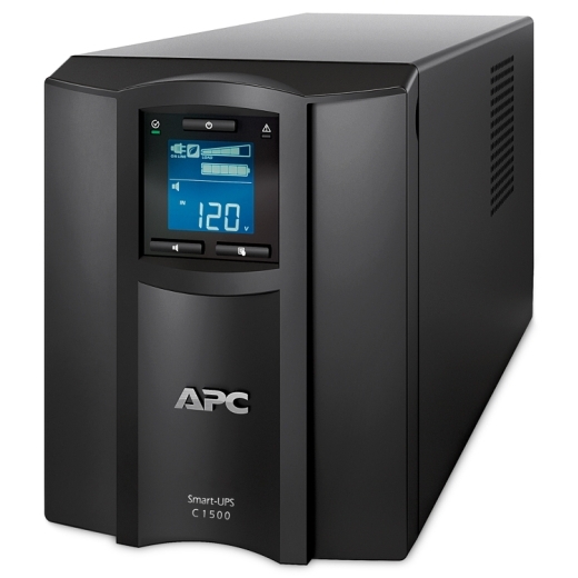ИБП APC Smart-UPS, 1500 В·А, 900 Вт, черный (SMC1500IC)