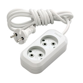 

Удлинитель Makel MGP103, 2-розетки, 3 м, белый (MGP103), MGP103
