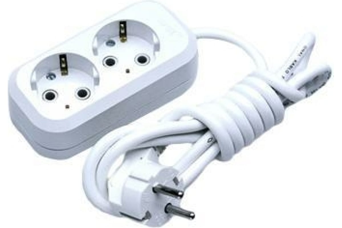 

Удлинитель Makel MGP113, 2-розетки, 3 м, белый (MGP113), MGP113