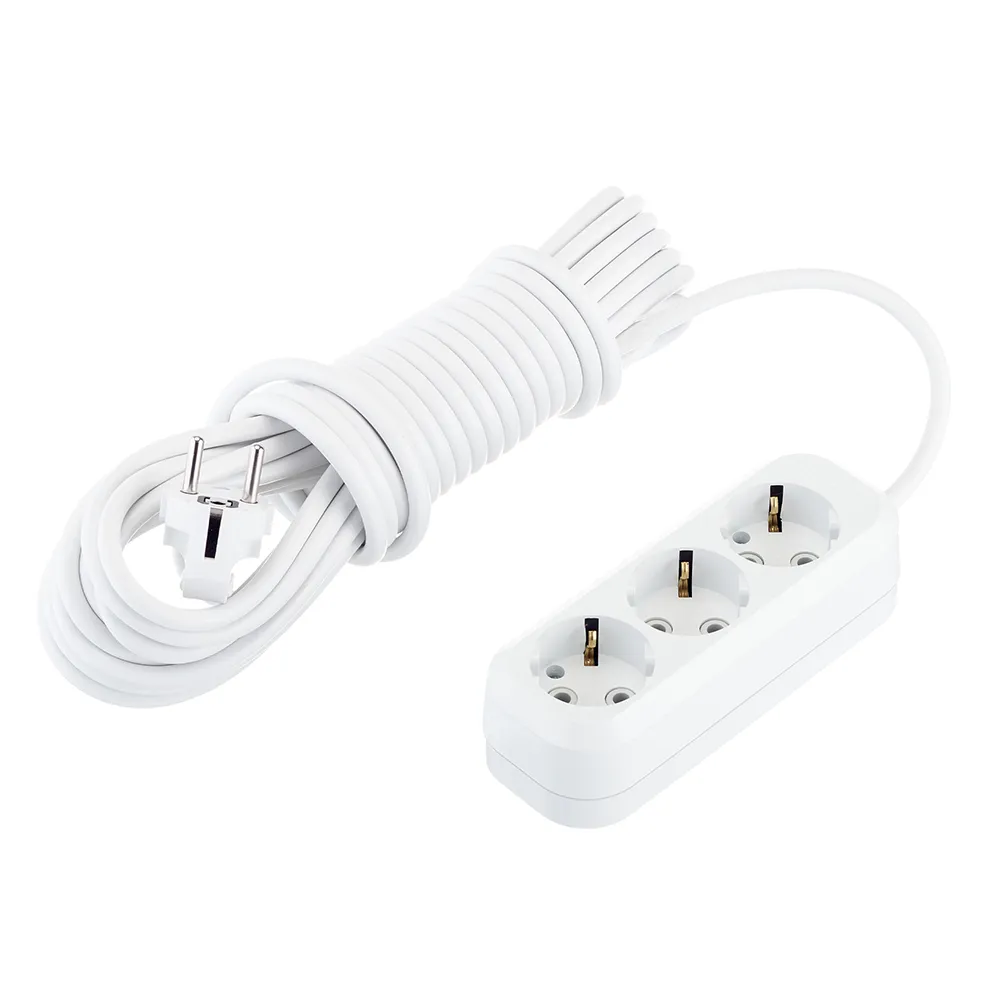 

Удлинитель Makel MGP138, 3-розетки, 10 м, белый (MGP138), MGP138