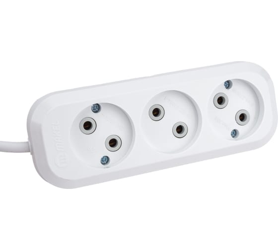 

Удлинитель Makel MGP122, 3-розетки, 2 м, белый (MGP122), MGP122