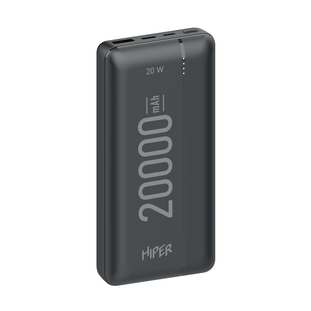 Портативный аккумулятор (Powerbank) HIPER MX PRO 20000, 20 А·ч, черный