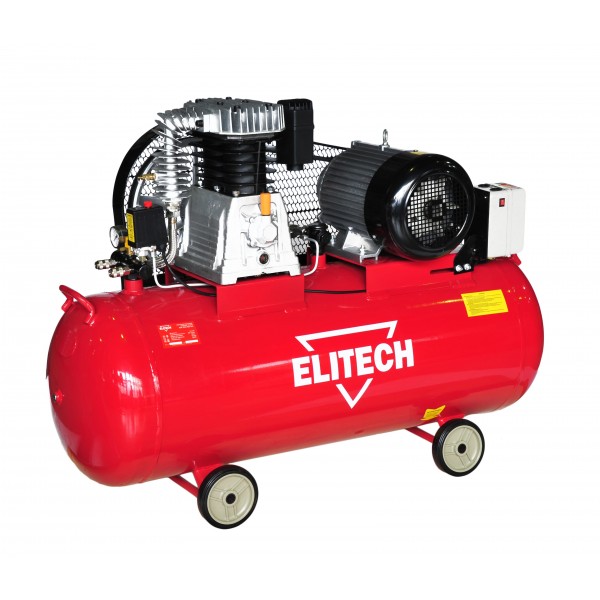 

Компрессор воздушный Elitech КПР 200/900/5.5 (E0504.005.00), 5.5 кВт, 9.87 атм, 900л/мин, 380В, 200 л, масляный, электрический, поршневой, ременной (198653), КПР 200/900/5.5 (E0504.005.00)
