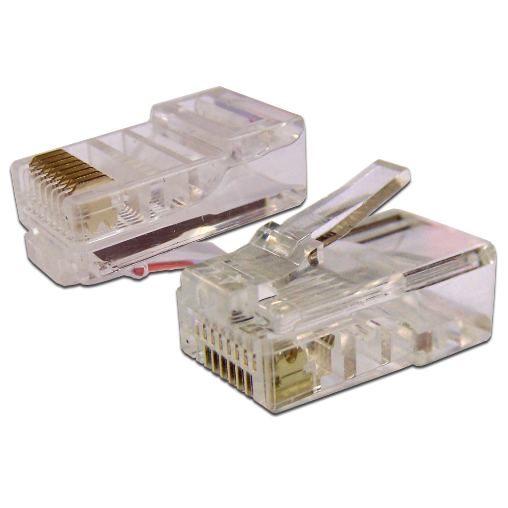 Коннектор RJ-45 LANMASTER, 100 шт. (TWT-PL45-8P8C)