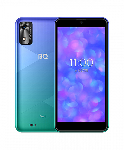 

Смартфон BQ 5565L Fest, 5.45" 720x1440 IPS, Unisoc SC9832E, 2Gb RAM, 16Gb, 3G/4G, Wi-Fi, BT, Cam, 2-Sim, 2200 мА⋅ч, Micro-USB, Android 11 Go, голубой (86191487), 5565L Fest