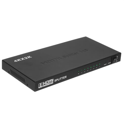 Разветвитель HDMI Cablexpert DSP-8PH4-03, 1xHDMI-8xHDMI, 1920x1080 (DSP-8PH4-03) б/у, после ремонта, следы эксплуатации, комплект полный