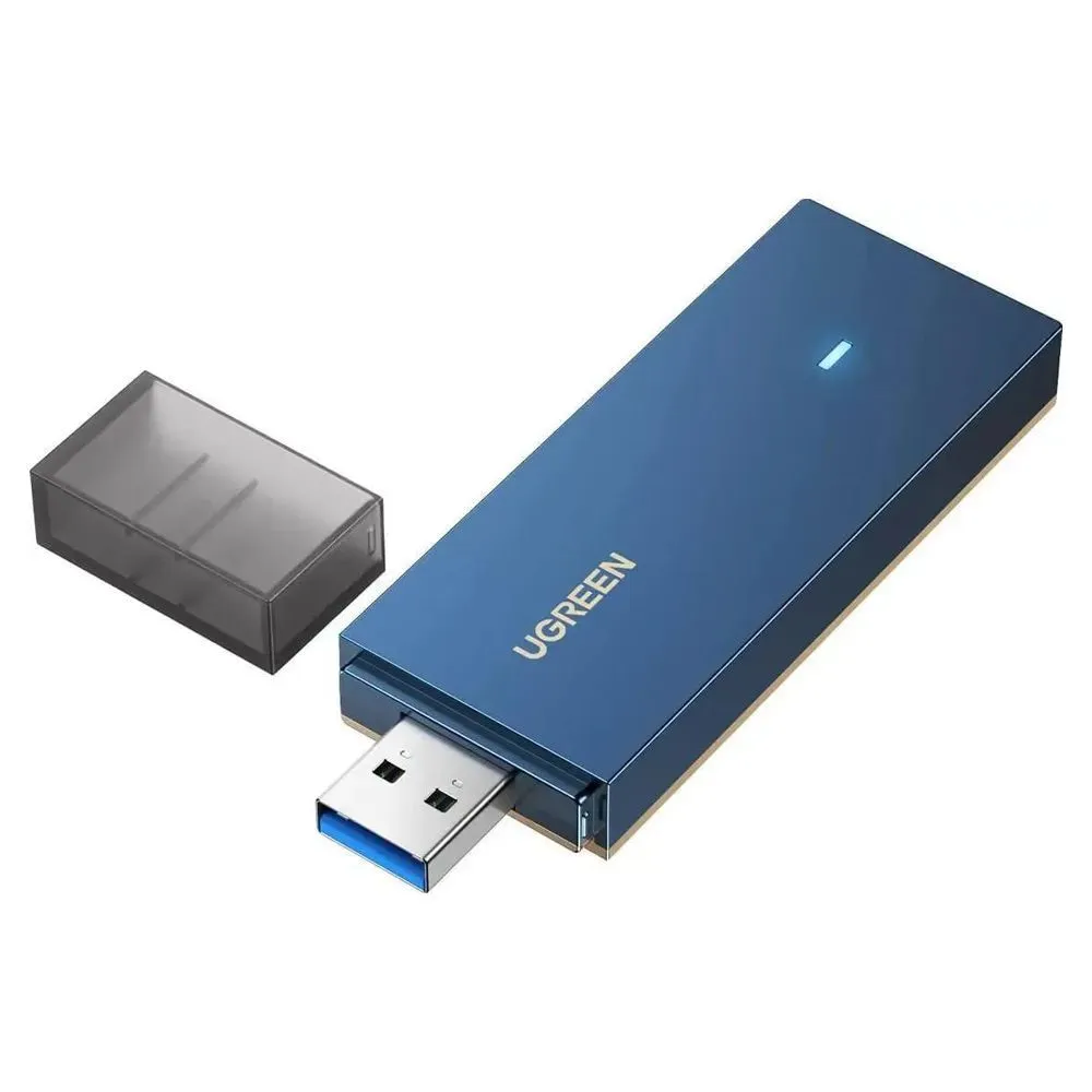 

Адаптер Wi-Fi UGREEN CM499, 802.11a/b/g/n/ac/ax, 2.4 / 5 ГГц, до 1.78 Гбит/с, USB (90340), CM499