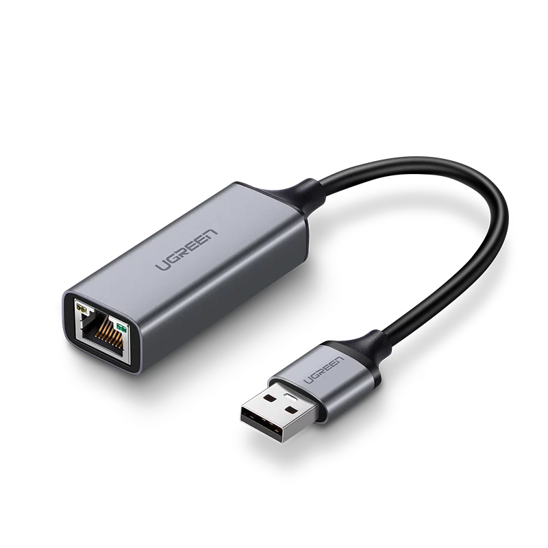 Сетевая карта Ugreen CM209, 1xRJ-45, 1 Гбит/с, USB 3.0, Retail (50922)
