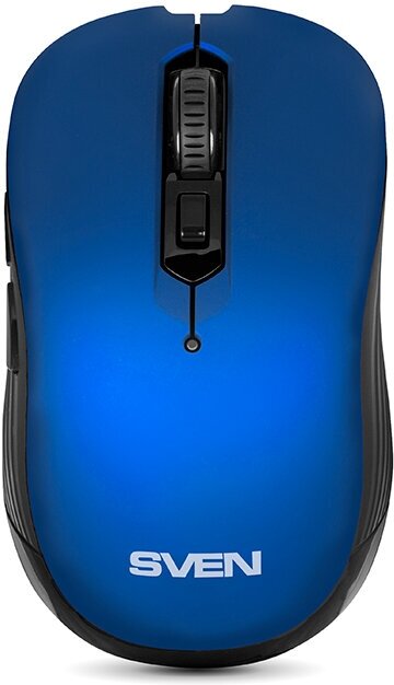 Мышь беспроводная Sven RX-560SW, 1600dpi, оптическая светодиодная, USB, синий (SV-017101) - фото 1