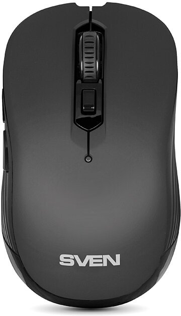 

Мышь беспроводная Sven RX-560SW, 1600dpi, оптическая светодиодная, USB, черный (SV-017064), RX-560SW