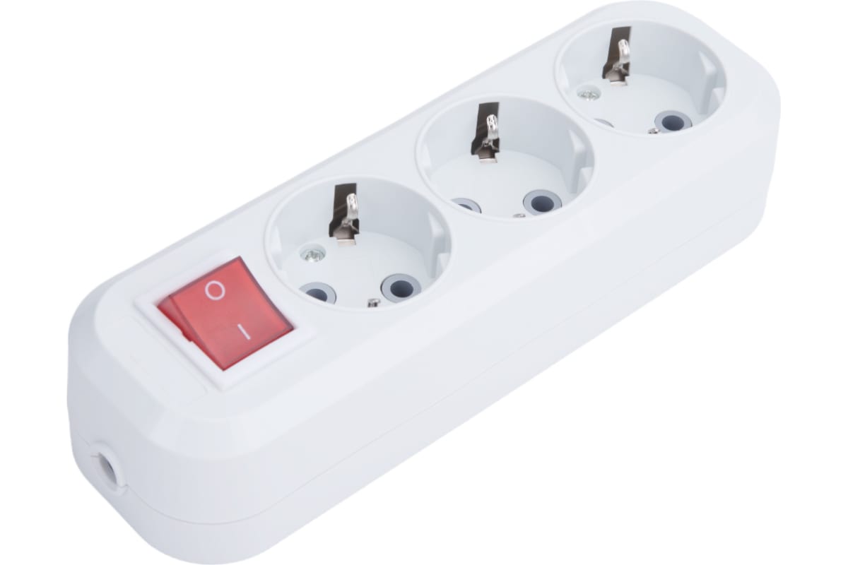 

Колодка удлинителя IN HOME У-3-GRAND 3-розетки, 16А, с/з, белый (4690612035284), У-3-GRAND