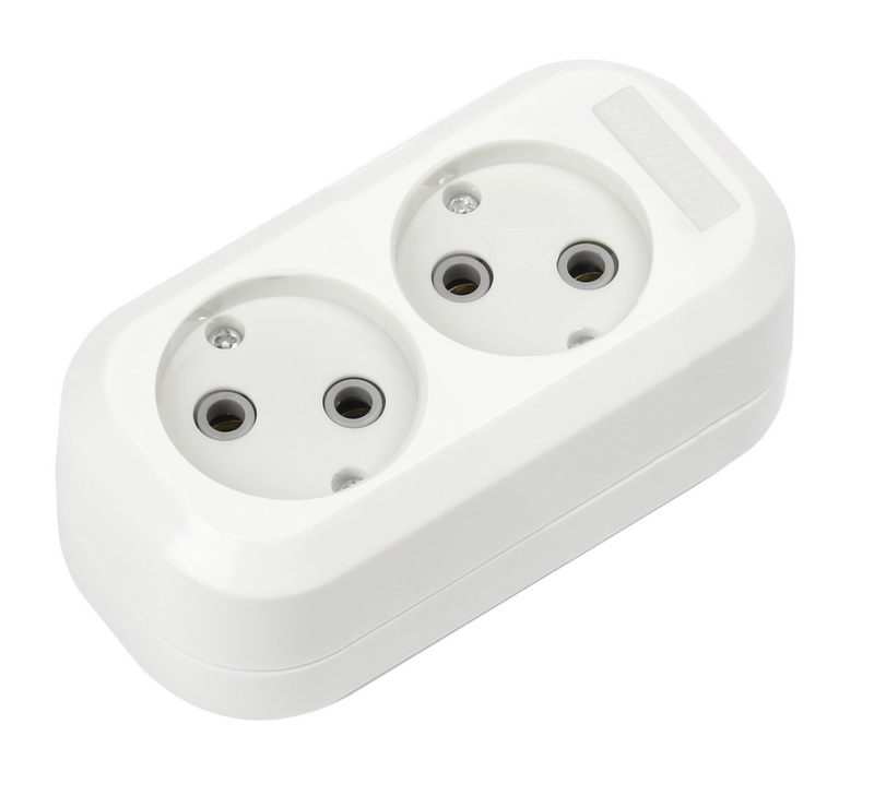 

Колодка удлинителя Smartbuy SBE-10-2-00-N 2-розетки, 10А, б/з, белый (SBE-10-2-00-N), SBE-10-2-00-N