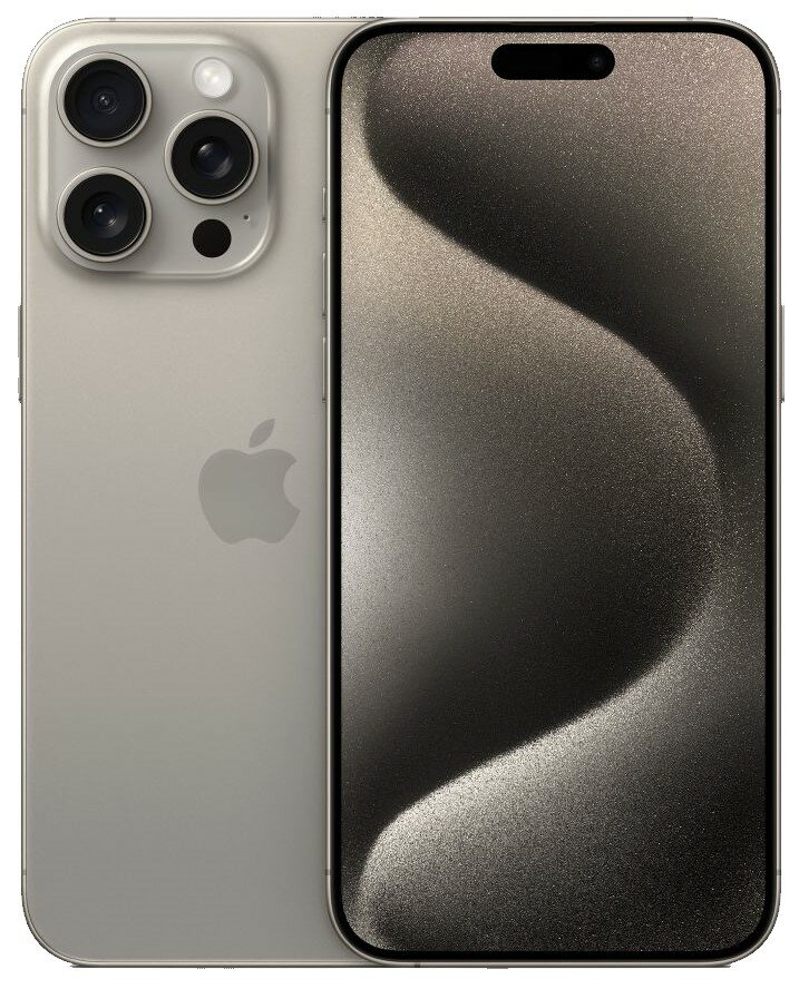 

Смартфон Apple iPhone 15 Pro Max A3105, 6.7" 2796x1290 OLED, Apple A17 Pro Bionic, 8Gb RAM, 256Gb, 3G/4G/5G, NFC, Wi-Fi, BT, 3xCam, 2-Sim (nano SIM+eSIM), USB Type-C, iOS 17, серый (MU6R3AH/A), iPhone 15 Pro Max A3105