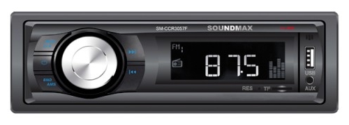 

Автомагнитола SoundMAX SM-CCR3057F, 1 DIN, 4x40 Вт, USB, SM-CCR3057F