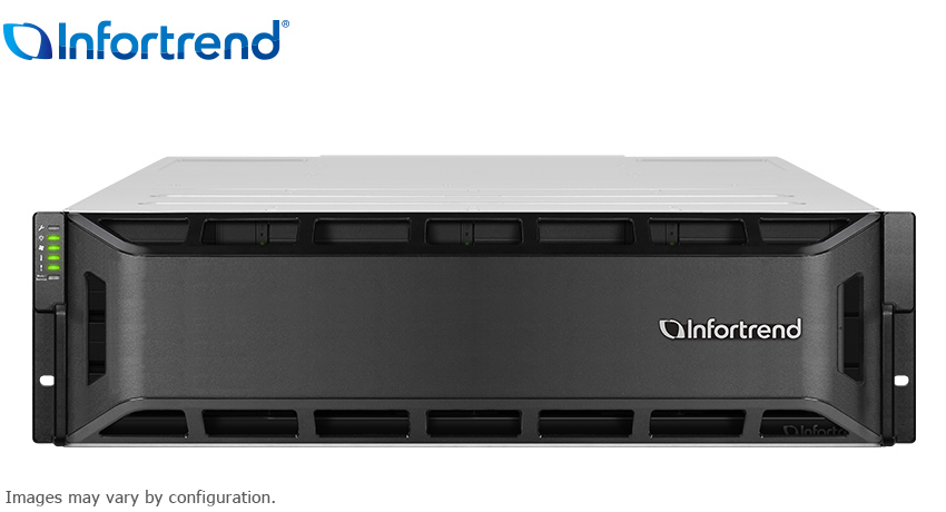 

Система хранения Infortrend EonStor GS 3016 G3, 16x3.5"/2.5" SAS HS, 2x25Gb iSCSI SFP28, 2x530 Вт, 3U (GS3016R03C0FD-8U32), GS 3016 G3