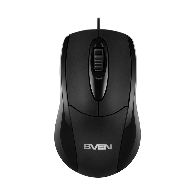 Мышь проводная Sven RX-110, 1000dpi, оптическая светодиодная, USB, черный (SV-016692) - фото 1