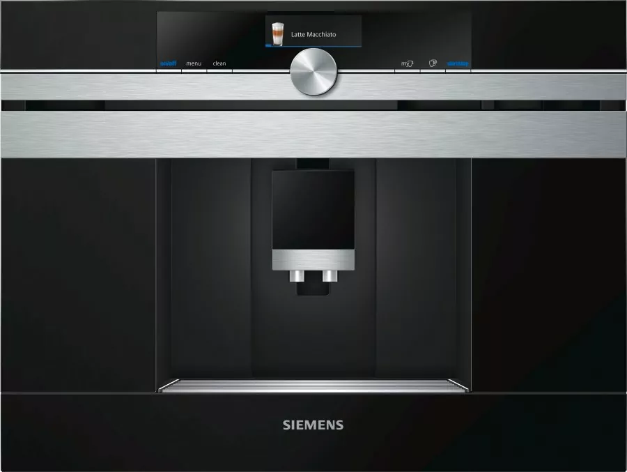 

Кофемашина автоматическая Siemens IQ700 CT636LES1, зерновой / молотый, 2.4 л, автоматический капучинатор, дисплей, черный/нержавеюща сталь, 1.6 кВт (CT636LES1), CT636LES1