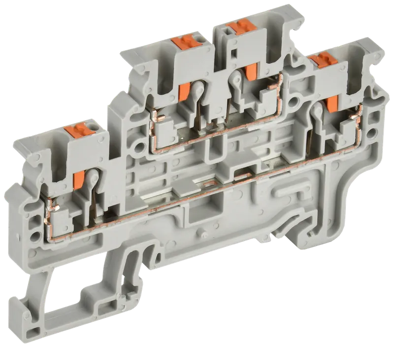 

Клеммная колодка IEK CP-ML 4x0.2 - 2,5 мм², серый (YCT23-00-2-K03-002), CP-ML