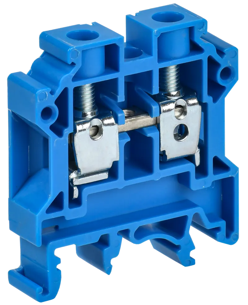 

Клеммная колодка IEK CTS 2x0.5...10 мм², синий (YCT10-00-K07-010), CTS