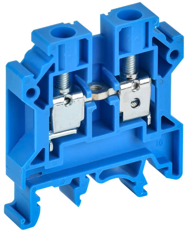 

Клеммная колодка IEK CTS 2x0.5...6 мм², синий (YCT10-00-K07-006), CTS