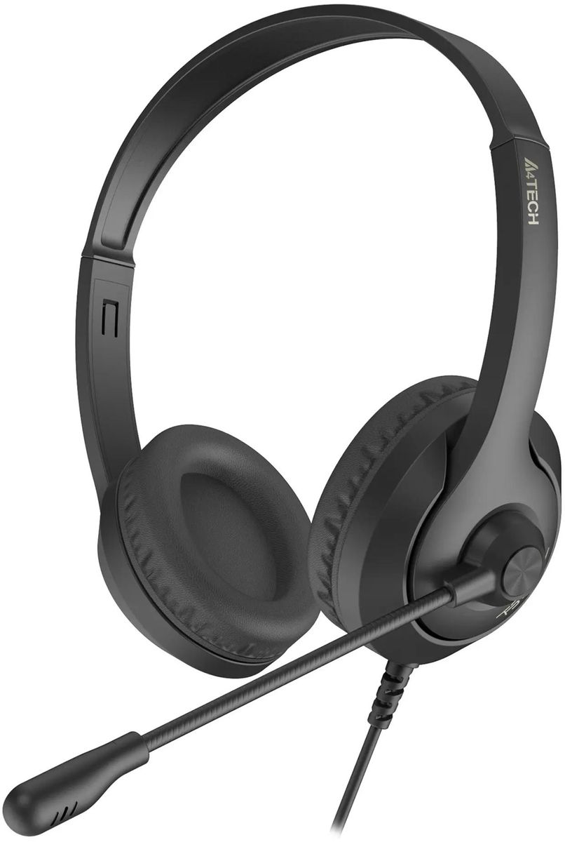 Проводная гарнитура A4Tech FH100U, черный (FH100U (STONE BLACK))
