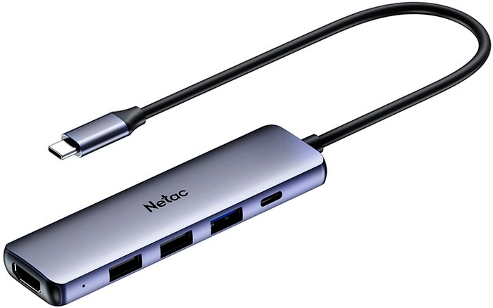 Док-станция Netac WF13, серый (NT08WF13-30GR)