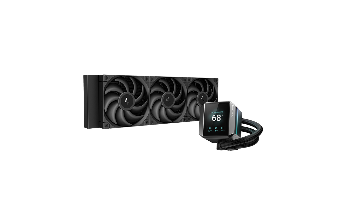 

Жидкостное охлаждение Deepcool MYSTIQUE 360 для Socket 115x/1200/1700/1851/AM5/AM4, 300 Вт, 3x120 мм, ARGB, черный (R-LX750-BKDSNMP-G-1), MYSTIQUE 360