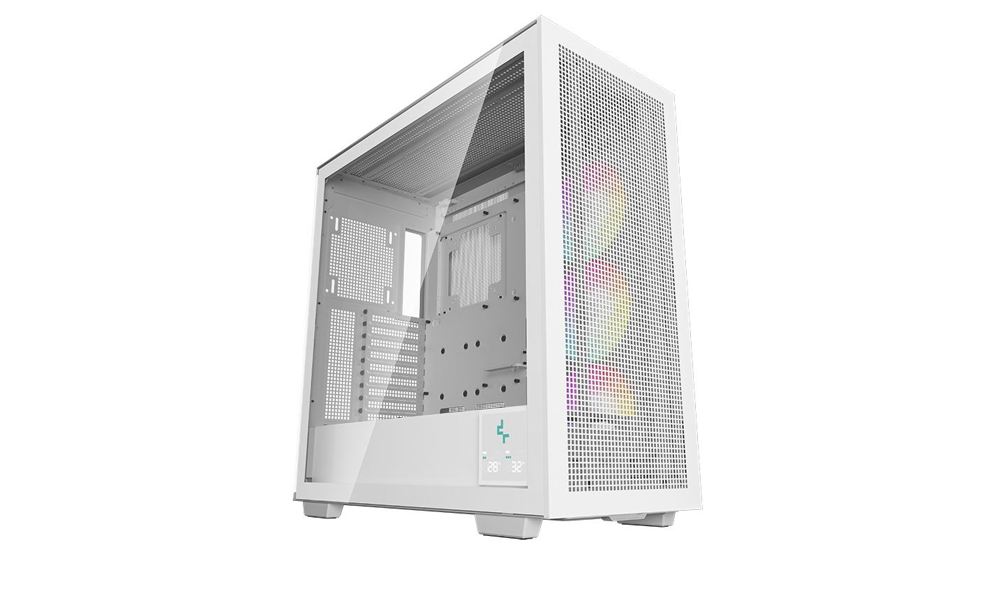 Корпус Deepcool MORPHEUS WH, EATX, Full-Tower, 4xUSB 3.0, USB Type-C, RGB подсветка, белый, без БП (R-MORPHEUS-WHAPA1-G-1)