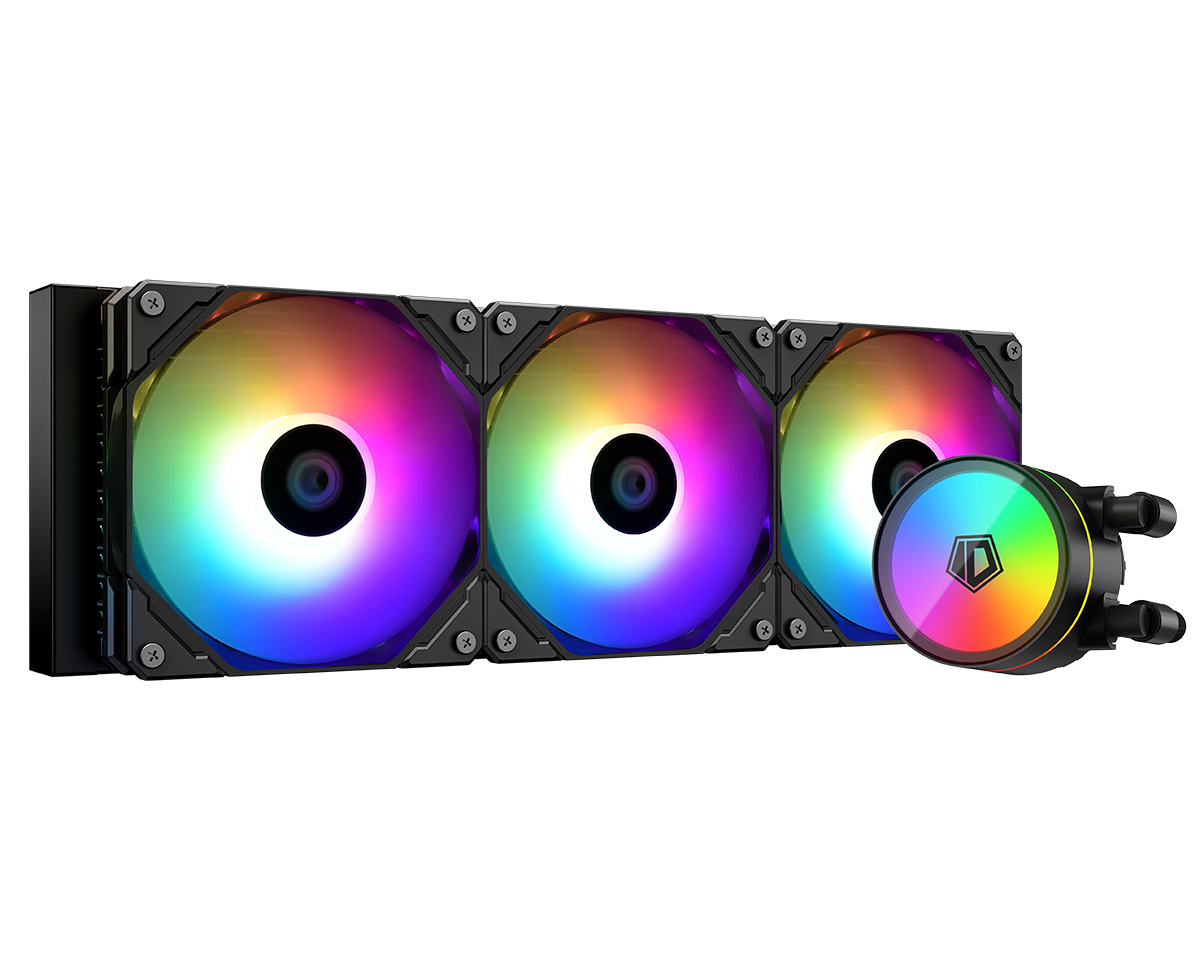 

Жидкостное охлаждение ID-COOLING ZOOMFLOW 360XT V2 для Socket 115x/2066/2011/2011-3/1200/1700/1851/AM5/AM4, 350 Вт, 3x120 мм, ARGB, черный, ZOOMFLOW 360XT V2