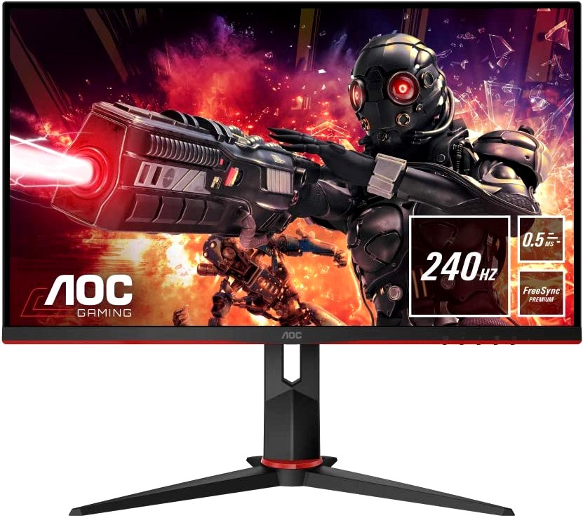 Монитор 23.8" AOC Gaming 24G2ZE черный/красный